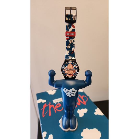 Swatch watch LOOKA GZ700 1996 Collectors Special Designed by S. Pirovano NEW - Picture 2 of 16